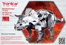Kit dinosaur din aluminiu - Triceratops