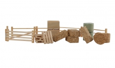 Set accesorii din lemn pentru grajd